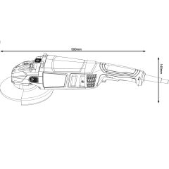 BOSCH GWS 2200-230 H 230 MM  BÜYÜK TAŞLAMA 2200 W 06018C1100