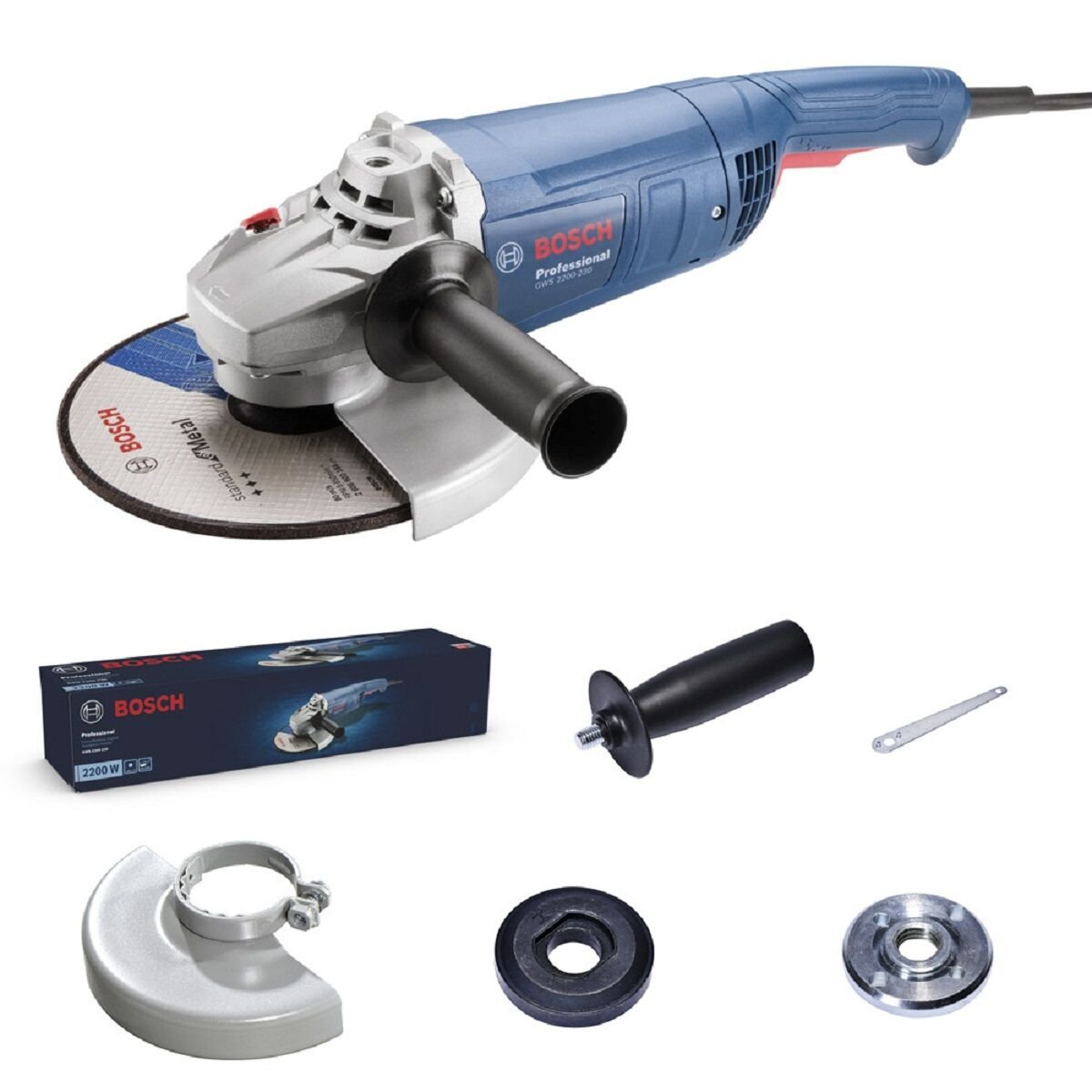 BOSCH GWS 2200-230 H 230 MM  BÜYÜK TAŞLAMA 2200 W 06018C1100