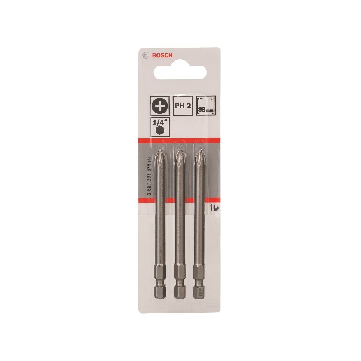 BOSCH EXTRA HARD VİDALAMA UCU PH2*89 MM 3'LÜ 2607001535