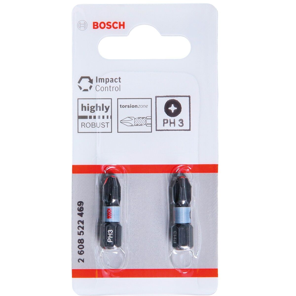 BOSCH Impact Vidalama Ucu PH3*25mm 2'li 2608522469