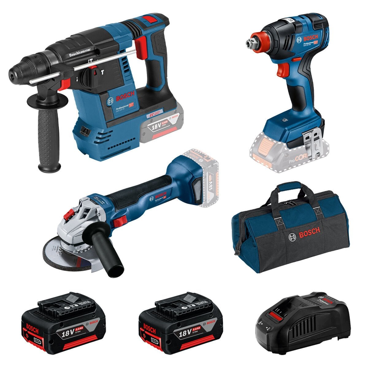 BOSCH GBH 18V-26 GDX 18V-200 GWS 18V-10 0615990N21