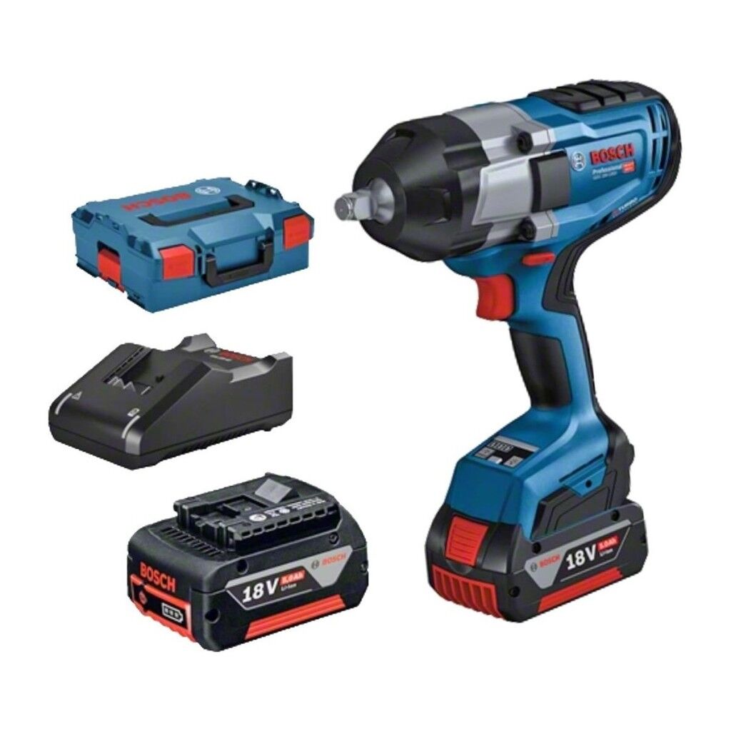 BOSCH GDS 18V-1000 DARBELİ SOMUN SIKMA 2X5.0AH