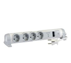Legrand 4lü Topraklı Grup Priz + 2Xrj45 1,5m | 694664