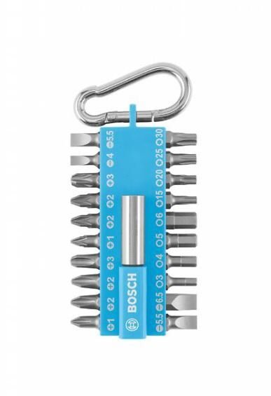 Bosch DIY-P 21 Parça Vidalama Ucu Seti (Mavi)