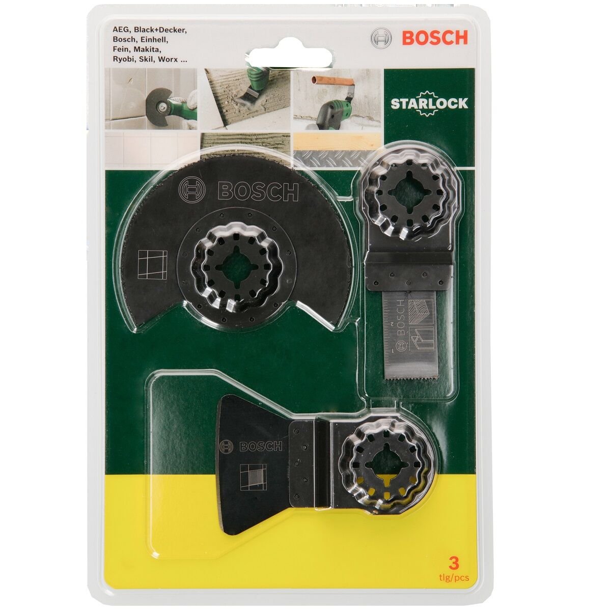Bosch DIY-P Starlock Testeresi Seramik Seti 3'lü
