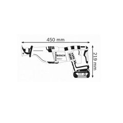 BOSCH GSA 18V-LI PANTER TESTERE (1x4.0Ah) 0615990L6H