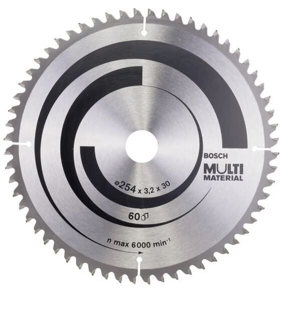 Bosch MM Daire Testere Bıçağı 254*30 mm 60 Diş