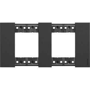 Polimer Plastik Çerçeve, 2+2M, Siyah