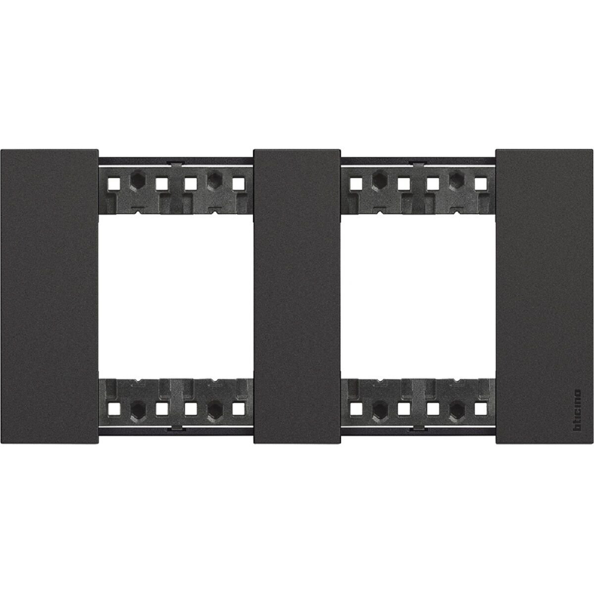 Polimer Plastik Çerçeve, 2+2M, Siyah