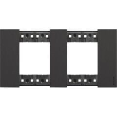 Polimer Plastik Çerçeve, 2+2M, Siyah