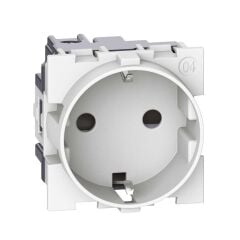 Alman Standardı Topraklı Priz, 16A, 250V~, Vidalı Bağlantı, Çocuk Korumalı, 2M,