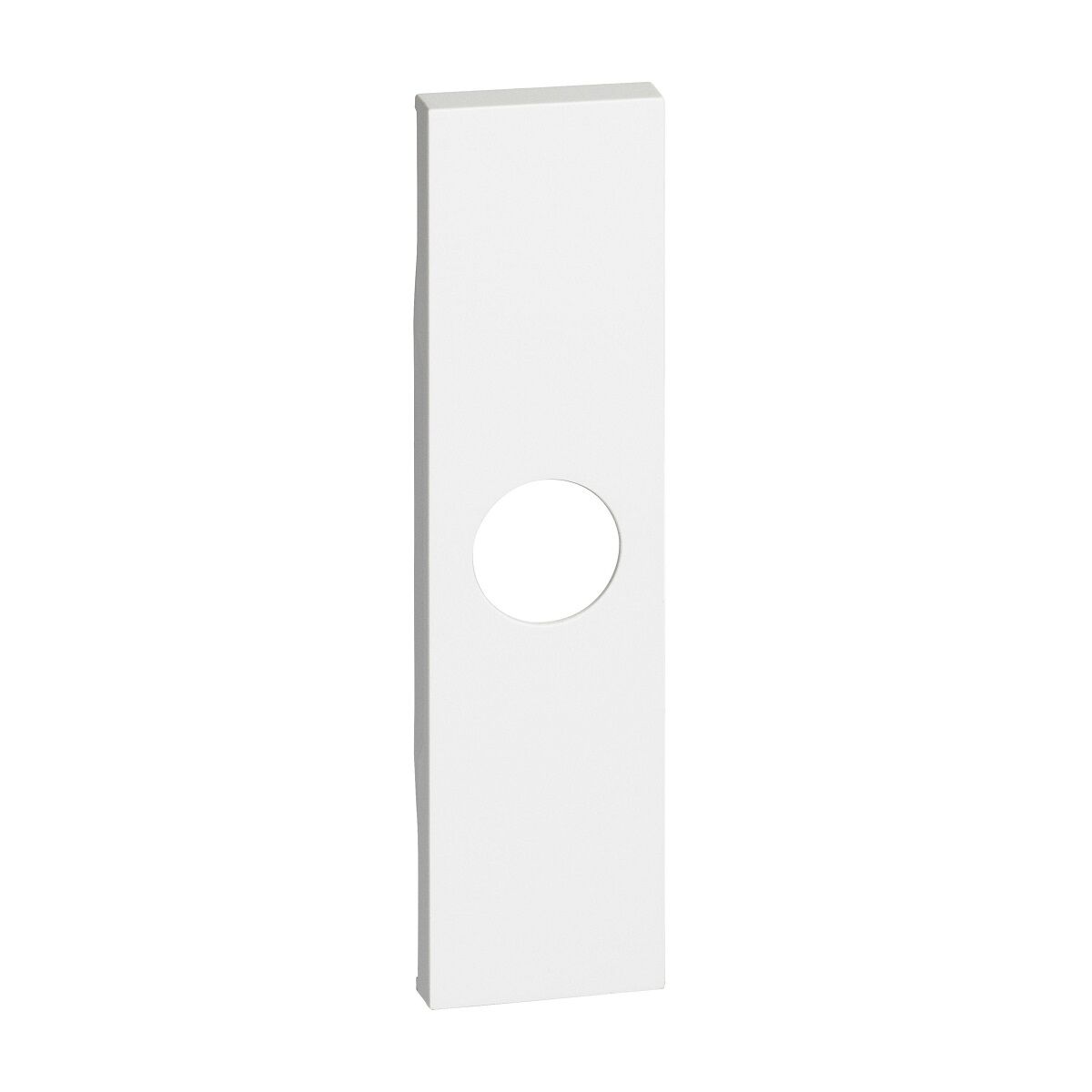 TV Prizi ve Kablo Çıkış Modülü İçin Kapak, 1M, Beyaz