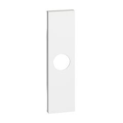 TV Prizi ve Kablo Çıkış Modülü İçin Kapak, 1M, Beyaz