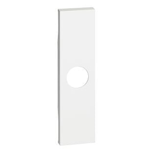 TV Prizi ve Kablo Çıkış Modülü İçin Kapak, 1M, Beyaz