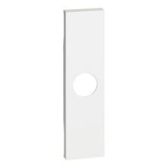 TV Prizi ve Kablo Çıkış Modülü İçin Kapak, 1M, Beyaz