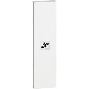 Fan Sembollü Tuş Kapağı, 1M, Beyaz