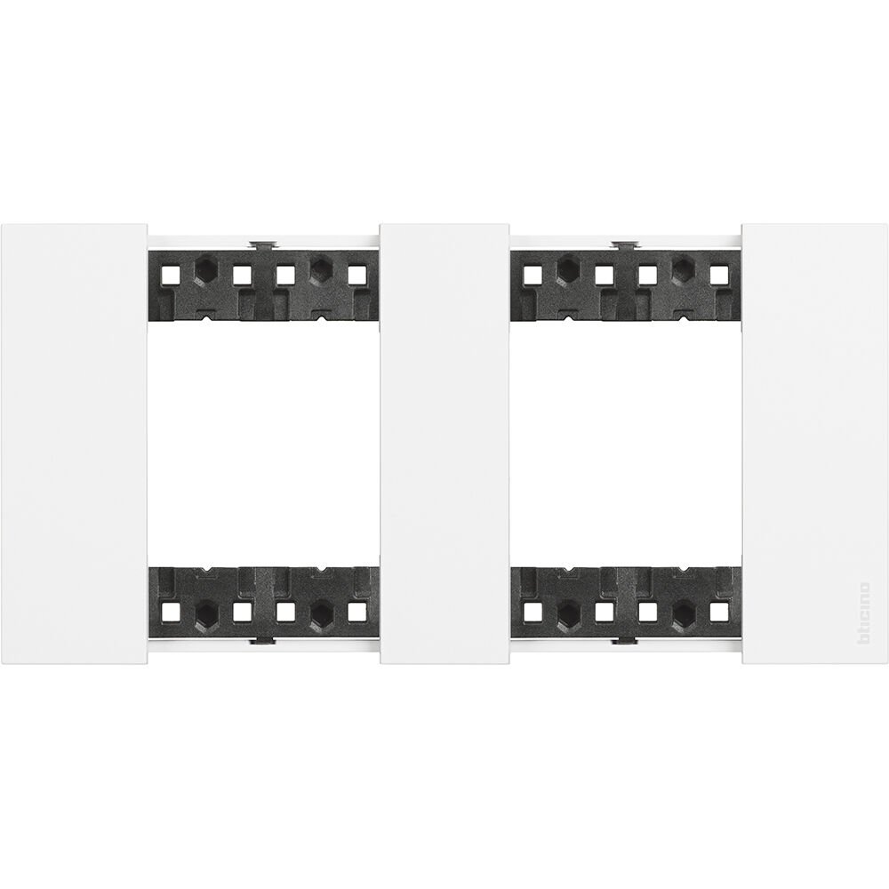 Polimer Plastik Çerçeve, 2+2M, Beyaz