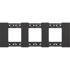 Polimer Plastik Çerçeve, 2+2+2M, Siyah