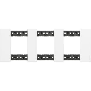 Polimer Plastik Çerçeve, 2+2+2M, Beyaz