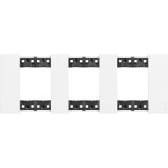 Polimer Plastik Çerçeve, 2+2+2M, Beyaz