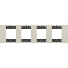 Polimer Plastik Çerçeve, 2+2+2+2M, Kum Beji