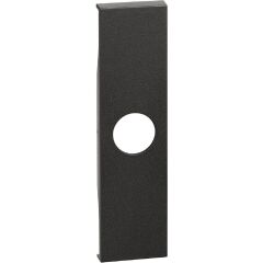 TV Prizi ve Kablo Çıkış Modülü İçin Kapak, 1M, Siyah