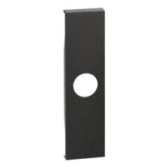 TV Prizi ve Kablo Çıkış Modülü İçin Kapak, 1M, Siyah