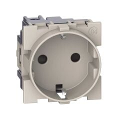 Alman Standardı Topraklı Priz, 16A, 250V~, Vidalı Bağlantı, Çocuk Korumalı, 2M,