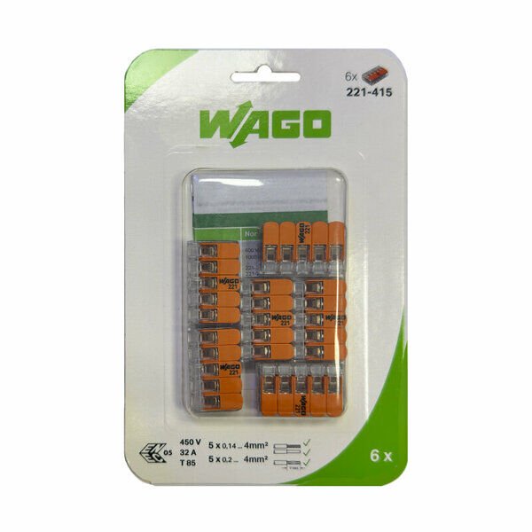 5X4 ÇOK AMAÇLI BUAT İÇİ KLEMENS (6 LI PAKET)