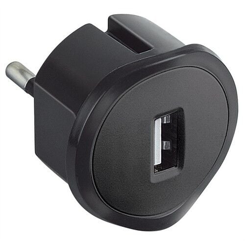 Legrand Usb Şarj Priz 1 Çıkış Siyah | 050681