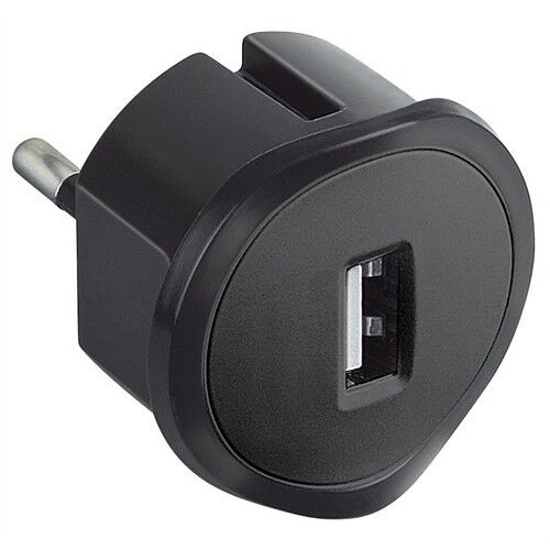 Legrand Usb Şarj Priz 1 Çıkış Siyah | 050681