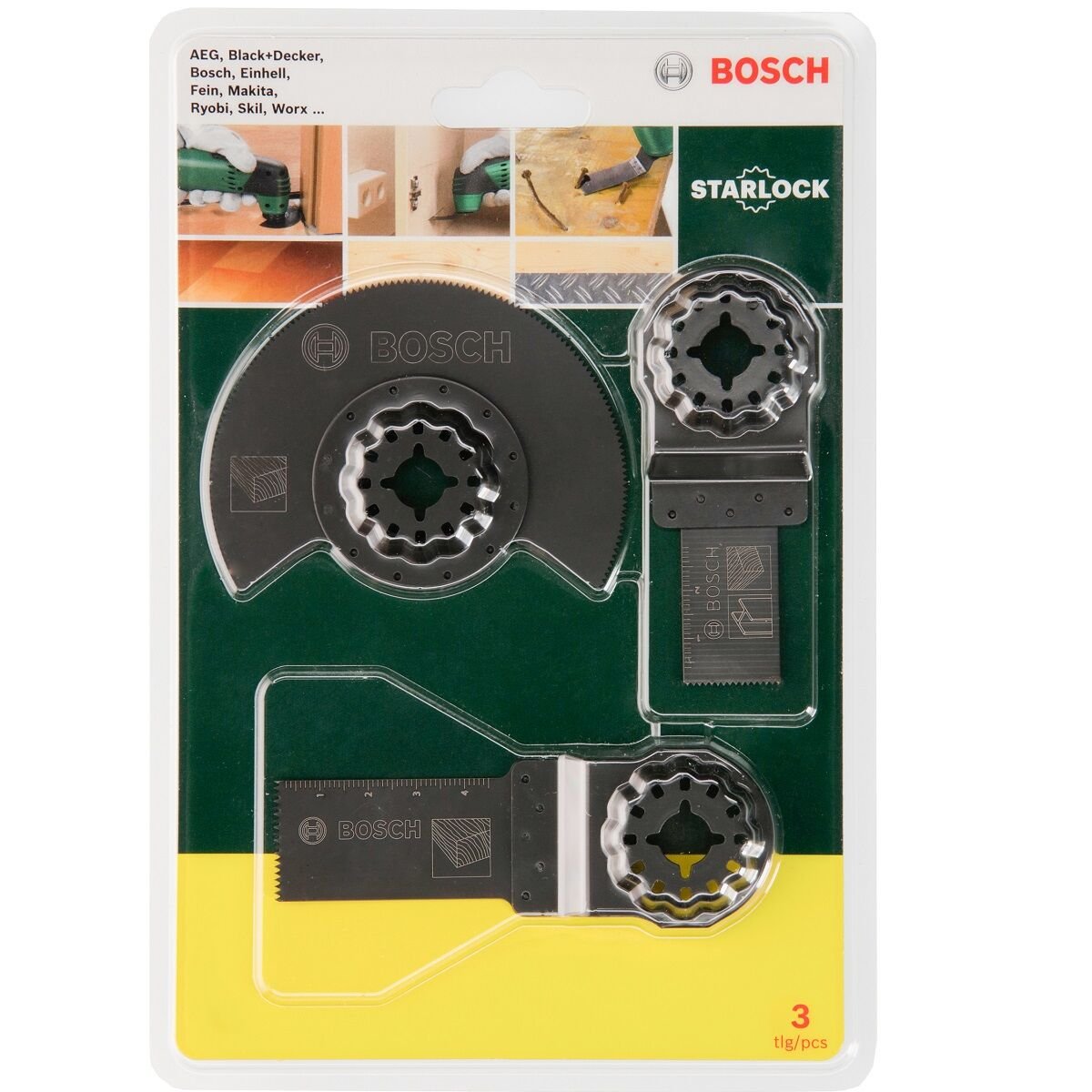 Bosch DIY-P Starlock Testere Ahşap Seti 3'lü