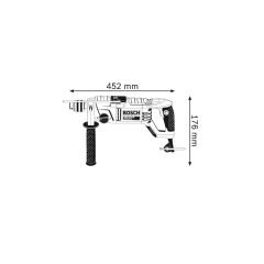 BOSCH GSB 162-2 RE DARBELİ MATKAP 060118B000
