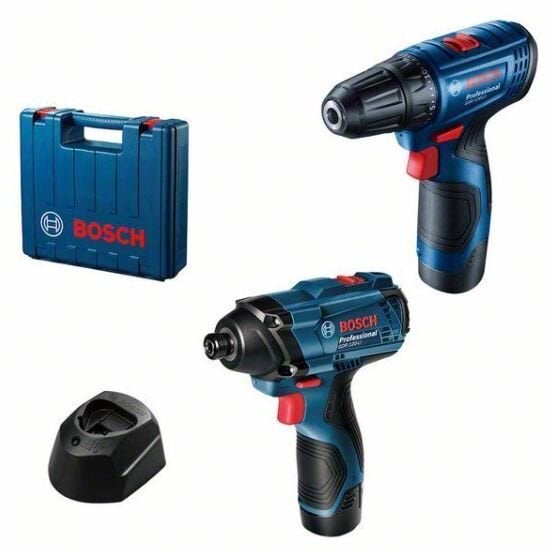 Bosch GSR 120-LI+GDR 120-LI(2x2.0Ah:Plastik)