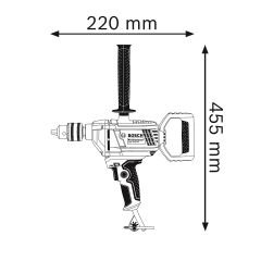 BOSCH GBM 1600 RE DARBESİ MATKAP