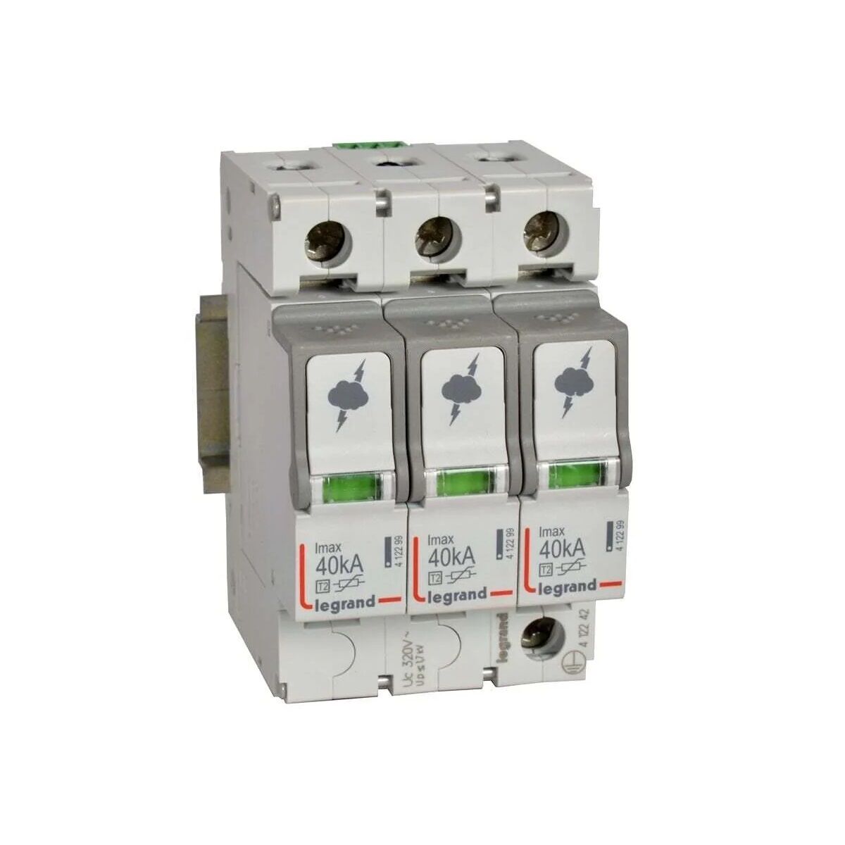 Legrand Parafudr T2 40 kA 3P+SD | 412242