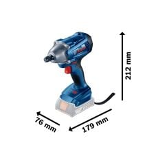 BOSCH GDS 250-LI SOMUN SIKMA (2x3.0Ah) 06019G6120